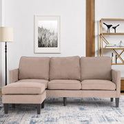 Futon Sofa Couch L Shaped Couch Convertible Sectional Sofa