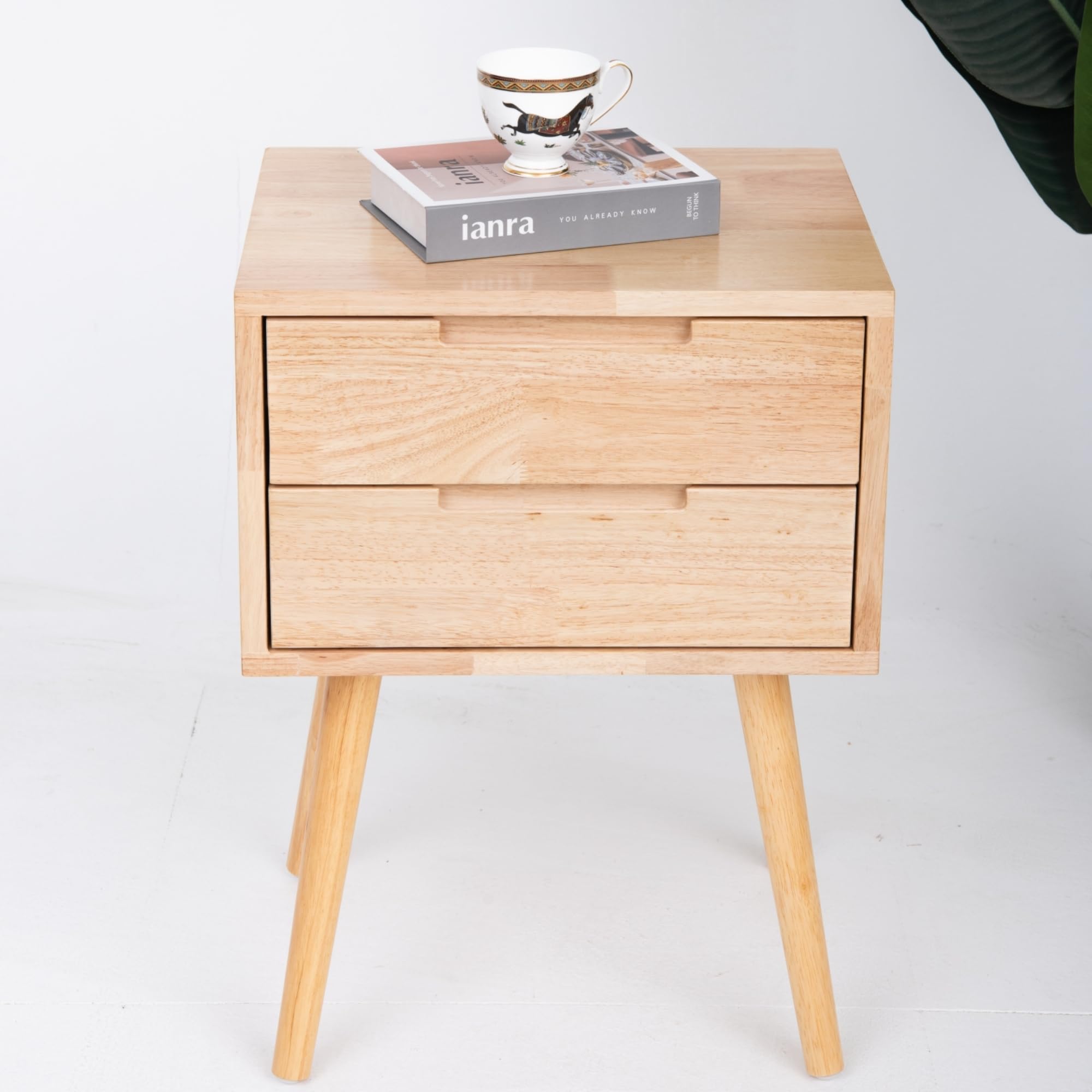 Night Stands with 2 Drawer Bed Side Tables