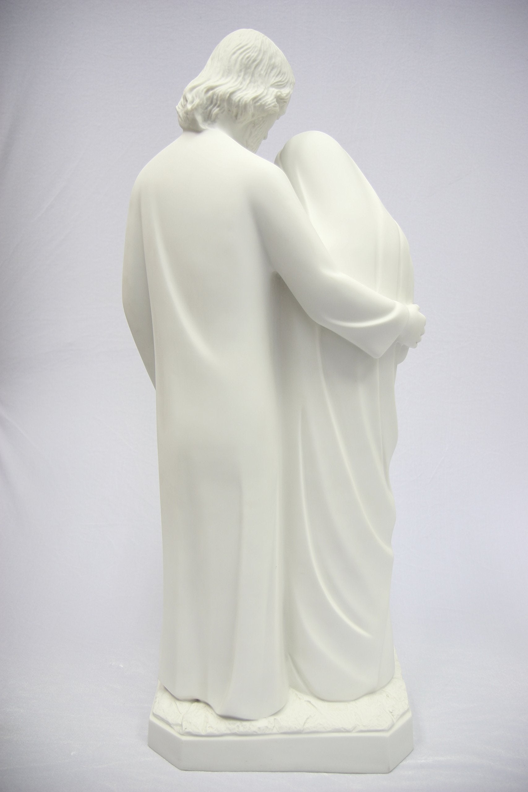 31.5 Inch Holy Family Joseph Mary Baby Jesus Italian Statue Sculpture Figurine