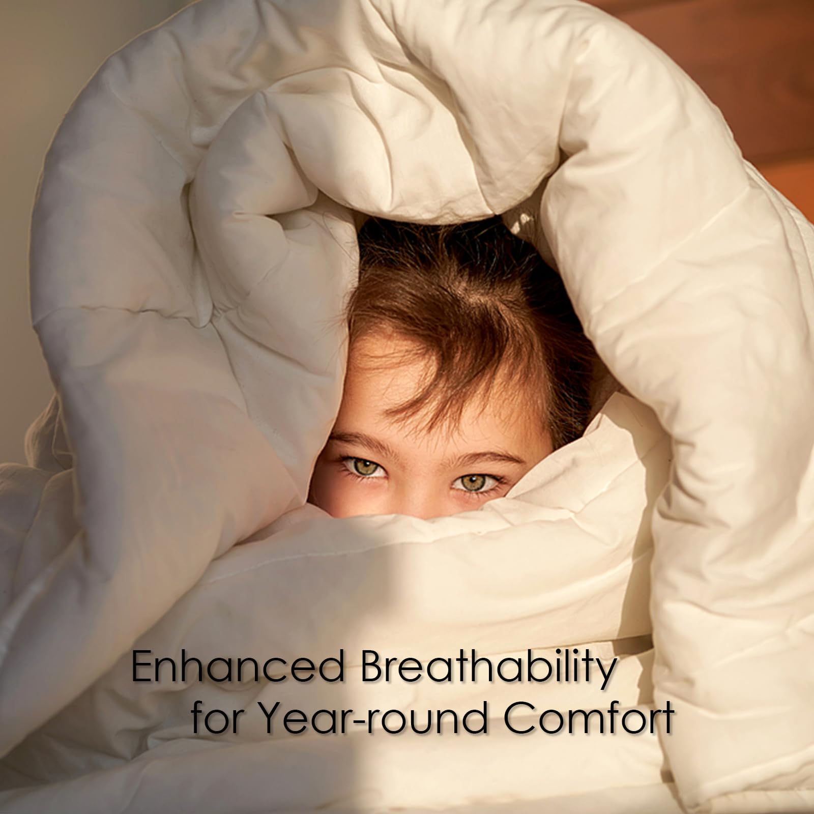 Warm Weight Wool Comforter for Winter - 100% Australian Wool Filling