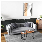 Nesting Coffee Table Set of 2, Nesting Table, Rustic Stacking Side Tables