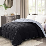 Lightweight Twin Comforter - Grey Down Alternative Comforters Twin Size Bed,