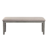 Blair 48"W Dining Bench, Grey