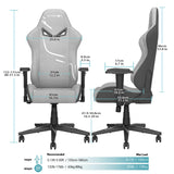 Ergonomic Gaming Chair with Lumbar Support - Adjustable Reclining Office Chair
