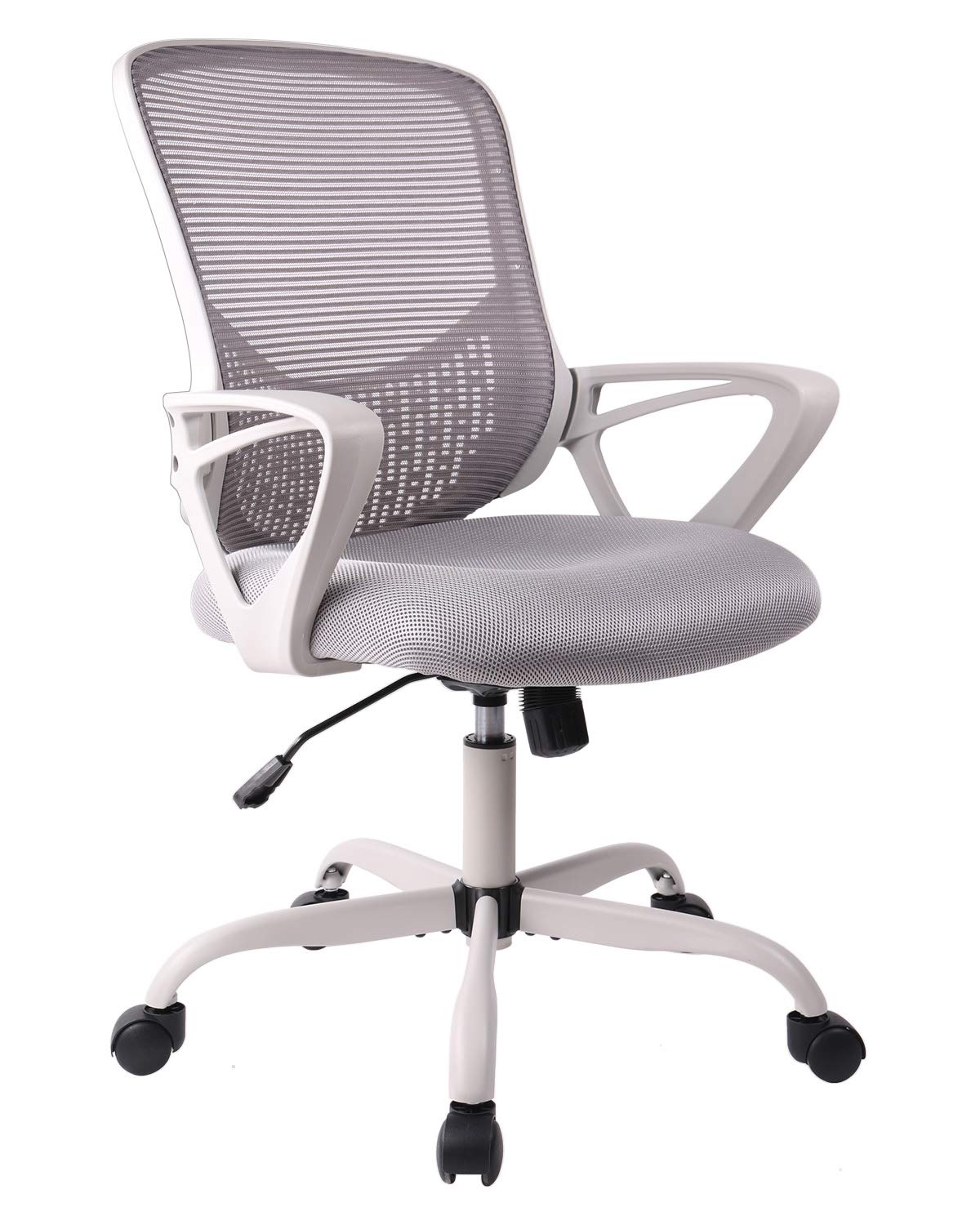 Mesh Office, Ergonomic Armrests Mid Back Home Desk Swivel Rolling Task Chair Height
