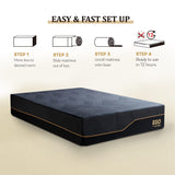 14 Inch Full Memory Foam Mattress for Back Pain, Cooling Gel Mattress Bed in a Box