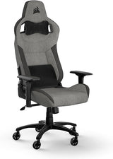 T3 RUSH (2023) Gaming Chair, One Size, Gray and White