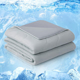 Cooling Comforter Queen, Cold Touch Fabric Absorbs Body Heat, Double-Sided Cool