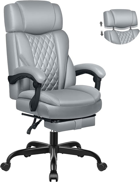 Executive Leather Office Chair, Big and Tall Office Chair