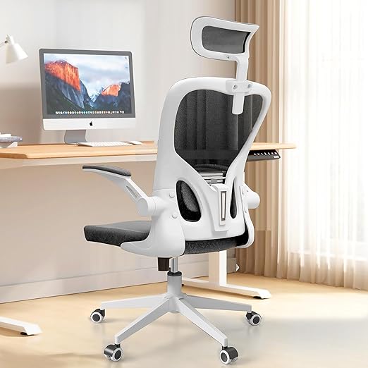 Office Chairs, Ergonomic Office Chair, Computer Chair with Adjustable Headrest,