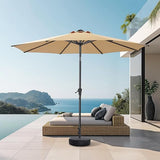 9ft Outdoor Patio Umbrella - Market Table Pool Deck Umbrella UPF50+ UV Protection