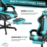 Gaming Chairs, Ergonomic Racing Style PC Game Computer Chair