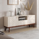 TV Stand for Living Room TV Media Console Table Fits TV 50 55 60 65 inch