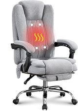 Massage Office Chair with Footrest - Ergonomic High Back Executive Chair 500lbs Capacity