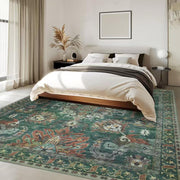Area Rug for Living Room Machine Washable Rug for Bedroom Vintage Rug Non-Slip Backing Dinning