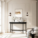 30x36 Black Bathroom Mirror - Metal Frame Vanity Wall Mirror