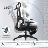 Mesh Office Chair, High Back Desk Executive Computer Chair with Hanger,