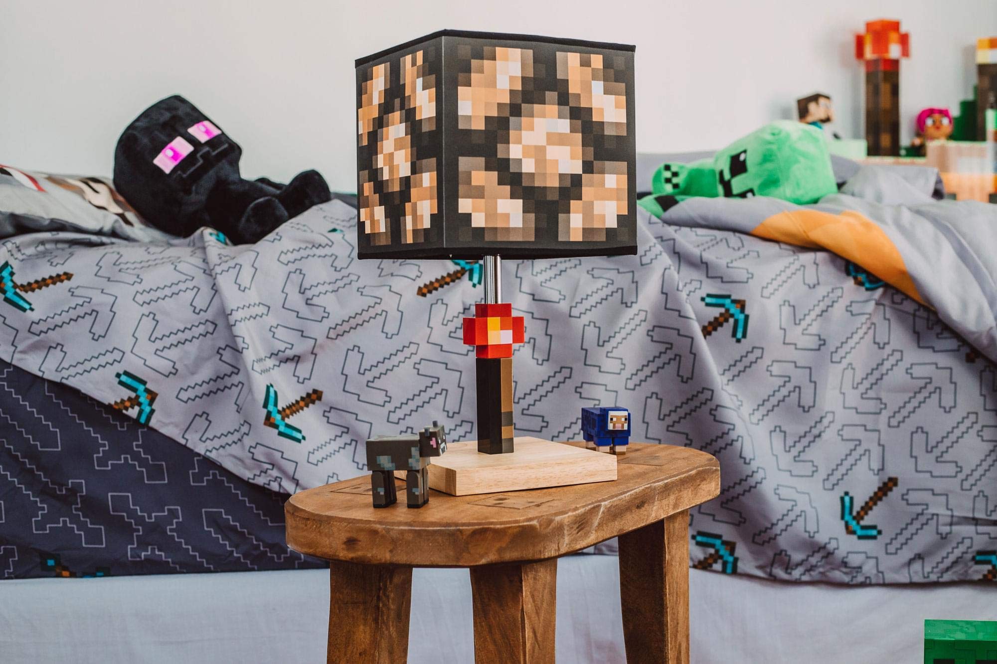 Glowstone 14 Inch LED Night Light - Decorative Desk Lamp for Bedroom & Gaming Room