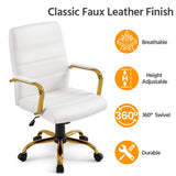 Mid-Back Executive Office Chair with Lumbar Support
