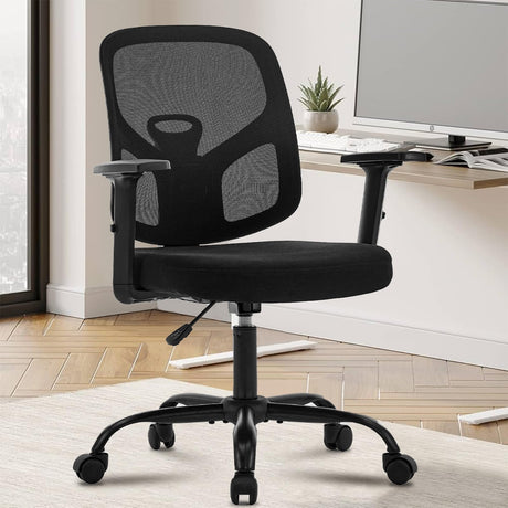 Office Computer Desk Chair, Ergonomic Mesh Rolling Work Swivel Chairs Adjustable Cute