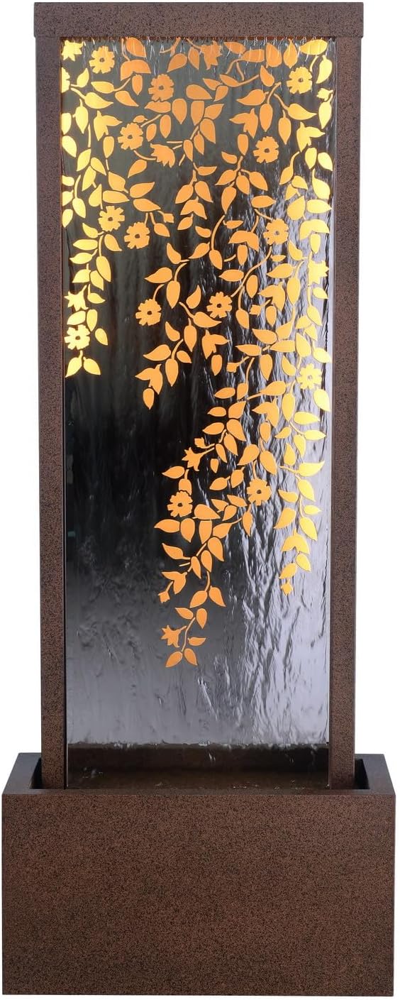 Outdoor Fountains and Waterfalls Multi-Tier Modern Flooring-Standing Fountain for Garden