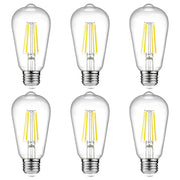 Vintage LED Edison Bulbs, 6W, Equivalent 60W, High Brightness Daylight