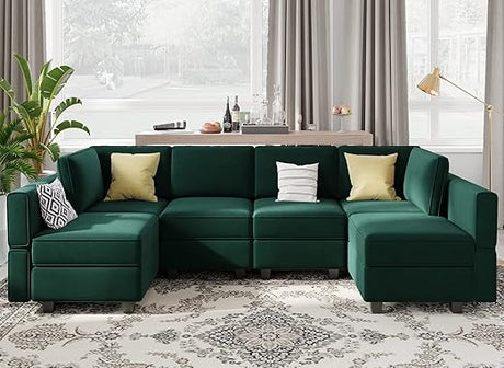 Modular Sectional Sofa U Shaped Sectional Couch with Reversible Chaises