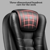 Computer Office Chair, Swivel Task Chair with Foot Rest, Headrest and Lumbar Support