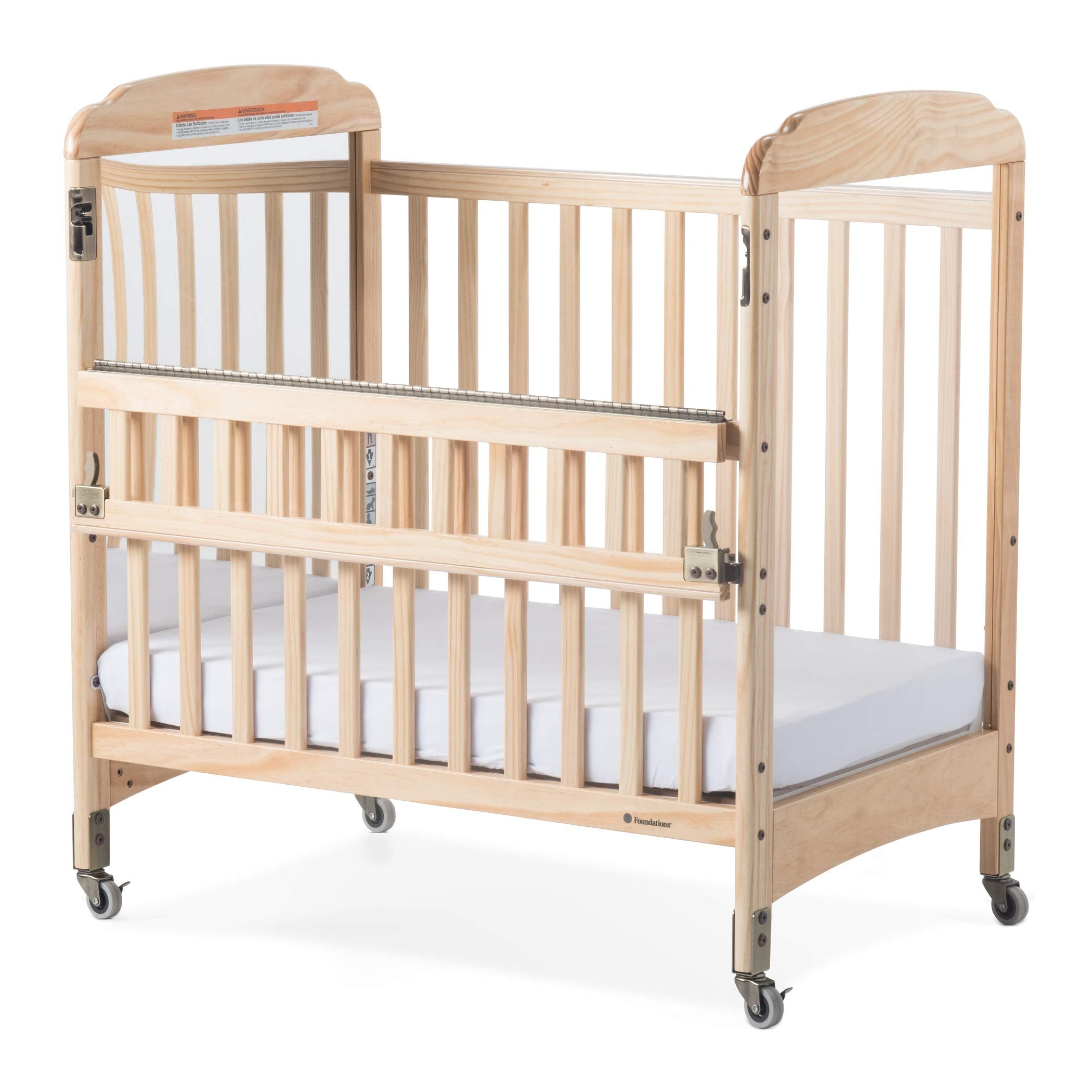 Serenity SafeReach Side Compact Crib, Nonmarking Commercial