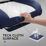 Ergonomic Gaming Chair with Pocket Spring Lumbar Support and Footrest