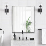 36 x 48 Inch Rectangle Wall Mirror, Aluminum Frame Rectangular Mirror