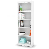 Hawthorn 72-Inch Tall Bookcase, Frost White