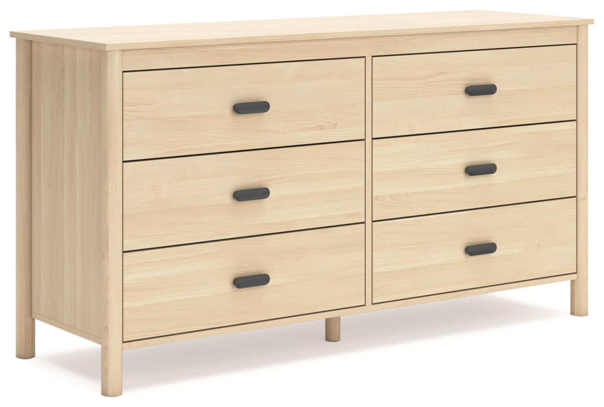 Cabinella Dresser, 62" W x 20" D x 33" H, Light Brown