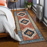 Lahome Boho Kitchen Runner Rug - 2x8 Runners for Hallways Washable Non-Slip Runner Rugs Ultra-Thin Laundry Room Rug Oriental Throw Carpet Runner for Entrance Bathroom Bedroom Living Dinning Room Foyer