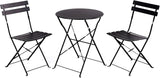 Premium Frame Patio Bistro Set, Folding Outdoor Patio Furniture Sets
