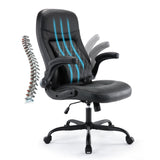 Ergonomic Executive Office Chair with Airbag Lumbar Support,Comfortable Leather Office