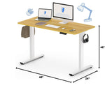 Electric Standing Desk 48 x 24 Inch Adjustable Height Desk Home Office Computer