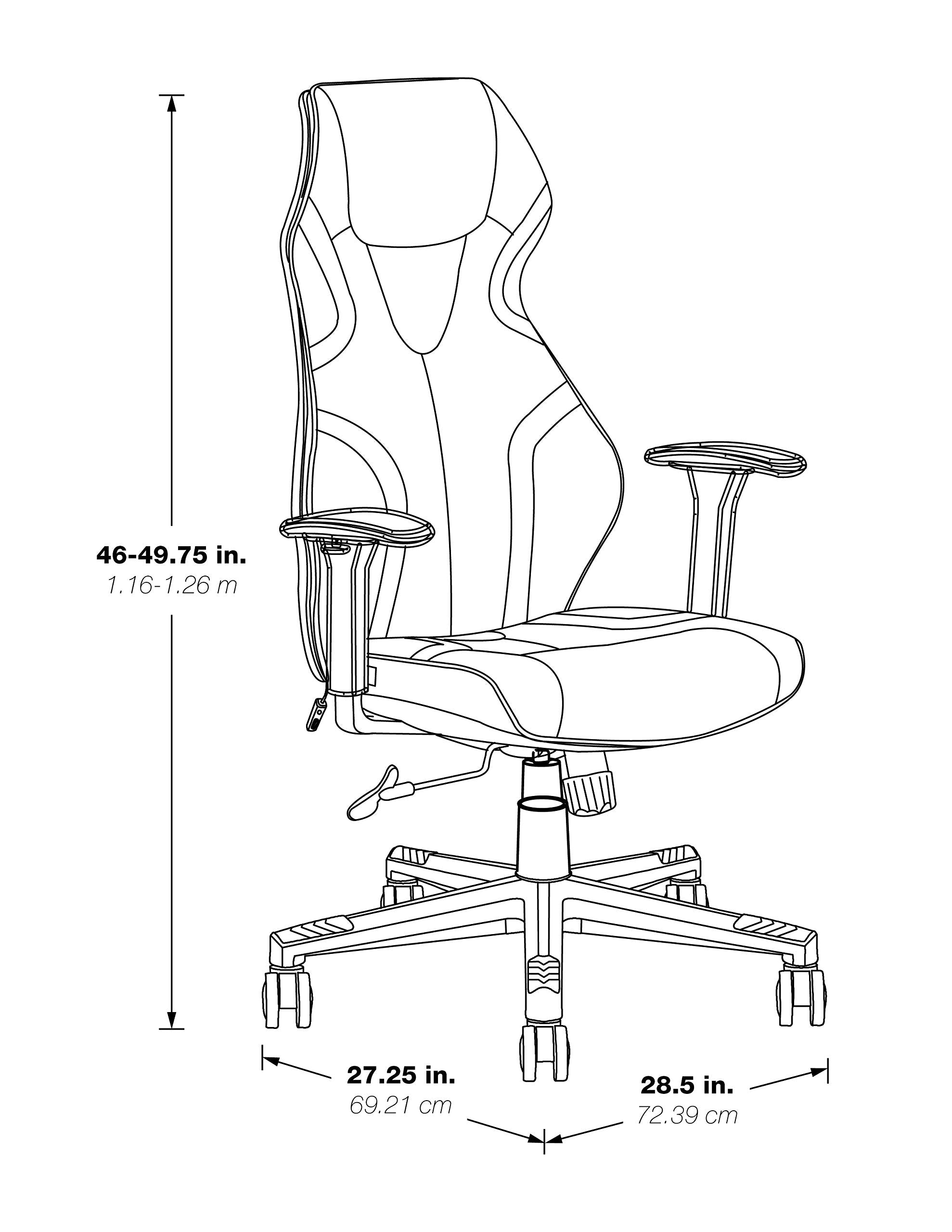Rogue Ergonomic Gaming Chair with RGB LED Lights