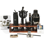 Cocktail Shaker Set with Stand, 16 Piece Stainless Steel Martini Shaker Set