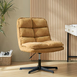 Armless Home Office Chair with 360-degree Swivel, Computer Task Chairs