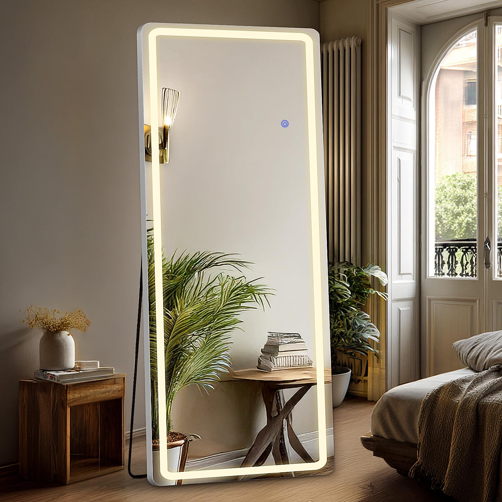 LED Full Length Mirror 20×63 with 3 Color Lights