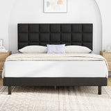 Queen Bed Frames with Headboard,Modern Upholstered Platforms Bed,