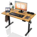 Kingant Electric Standing Desk Height Adjustable - 48 x 24 Inches Sit Stand up Desk & Memory Preset Ergonomic Rising Desks for Work, Home Office Workstation Gaming Rising Desk Study Table