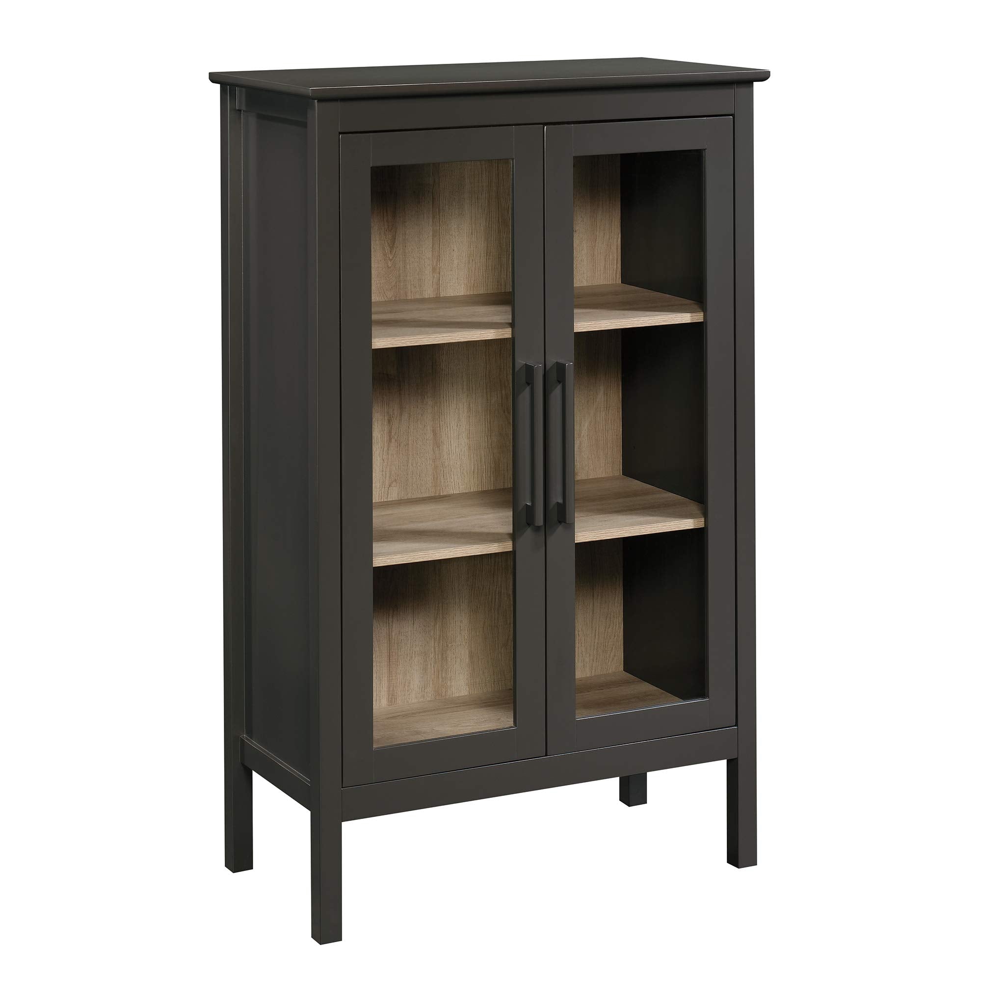 Anda Norr Display Pantry cabinets, Slate Gray Finish
