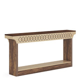 70.9-Inch Farmhouse Console Table: Wood Extra Long Sofa Table Behind Couch Table,