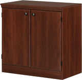 Morgan Small 2-Door Storage Cabinet-Weathered Oak