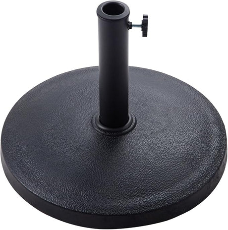 40 lb Round Heavy Duty Round Base Stand for Outdoor Patio Market Table Umbrella