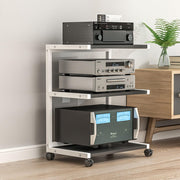 Audio Video Component Cabinet Media Stand DVD Players Stand Stereo Rack Audio Tower