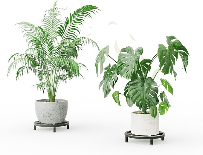 Set of 3 Metal Plant Stand for Heavy Potted Plant for Home Indoor and Outdoor