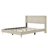 Bed with Metal Legs,Beautiful and Fashionable